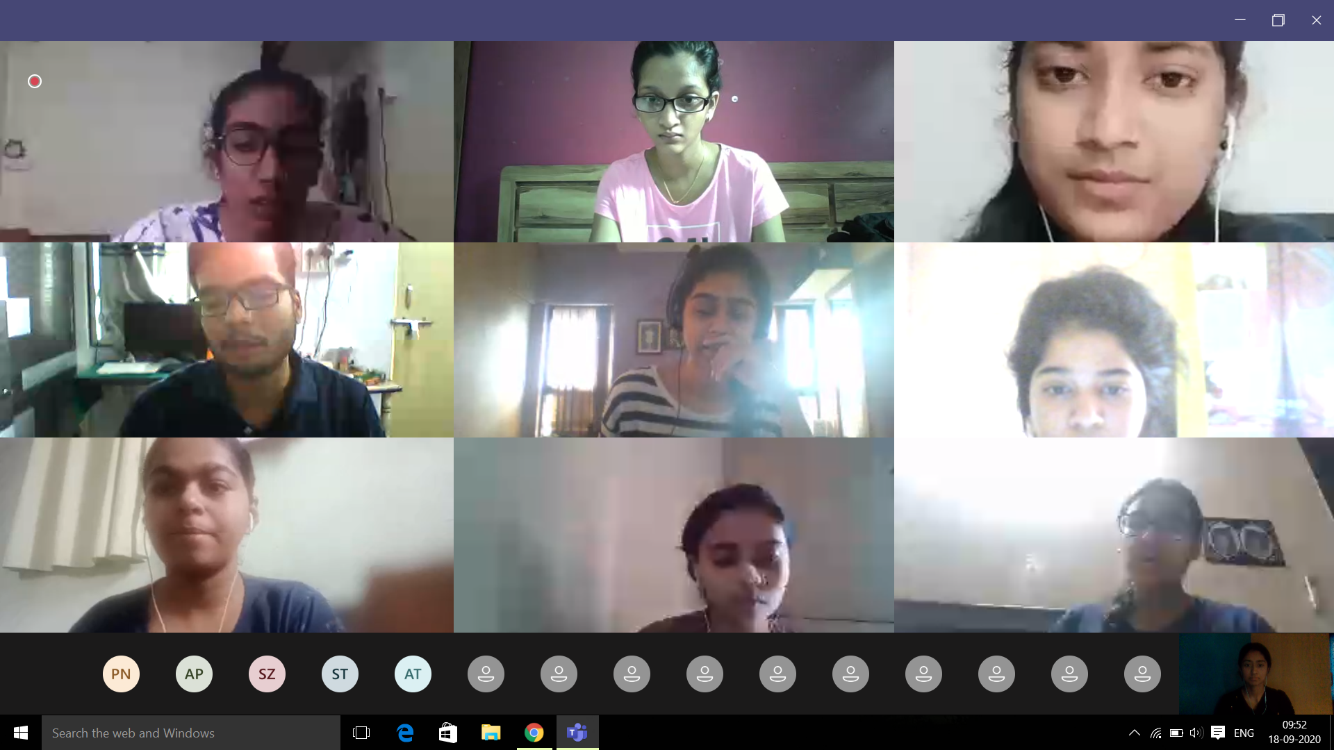 Students with Trainer in workshop